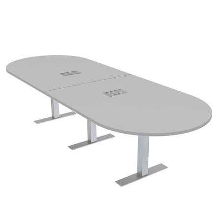 Skutchi Designs 45 in W, 144 in L, 29 in H, Engineered Wood Top, Grey HAR-RAC-46x143-T-ELEC-XD01
